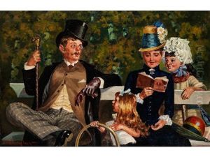 Parkgesellschaft by Tihamer Von Margitay