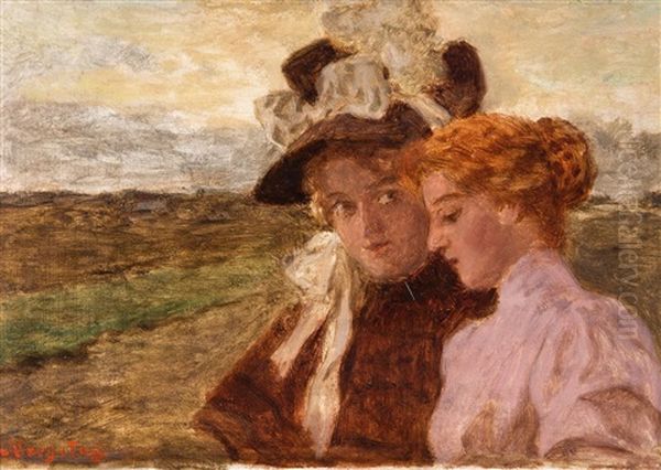 Two Ladies In A Landscape - view 1