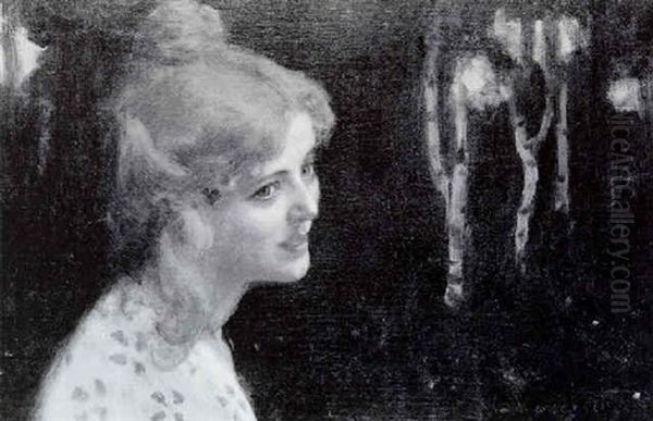 Femme Dans La Foret - view 1