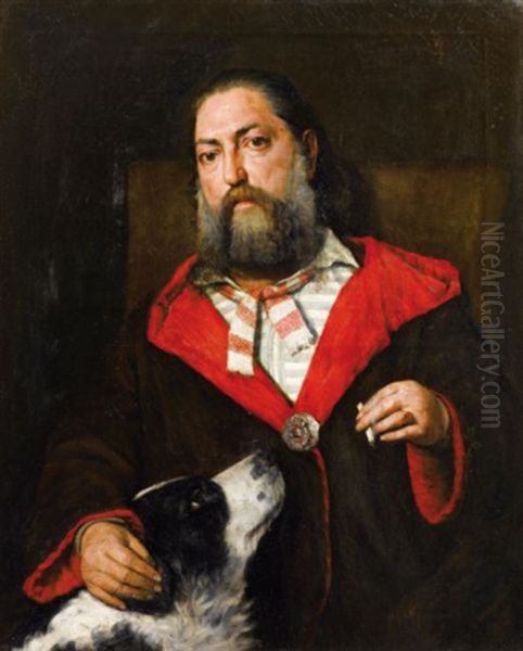Portrait De L'ecrivain Gustave Aimard - view 1