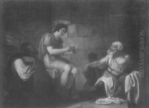 Josef Deutet Die Trame Der Mitgefangenen by Cesare Mariani