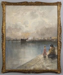 Partenza Dal Molo Di Genova