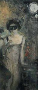 Figura Femminile (+ Figura Maschile (bozzetto), Verso) by Pompeo Mariani