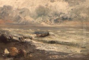 Ritorna Dalla Pesca, Bordighera by Pompeo Mariani