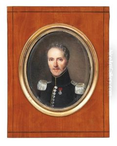 Portrait D'officier Portant La Legion D'honneur by Jeanne Alexandre Maricot