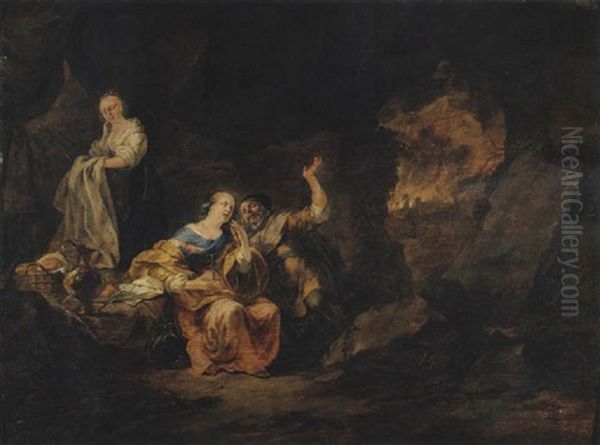 Lot And His Daughters - view 1