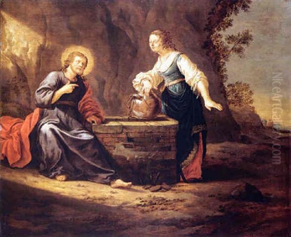 Christ With The Woman Of Samaria (john 4:1-30) - view 1