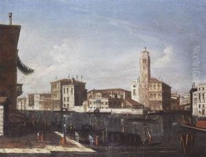 Vue De Venise by Jacopo di Paolo Marieschi