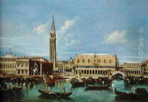 Vue De San Marco by Jacopo di Paolo Marieschi