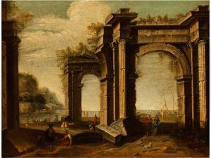 Italienisches Ruinencapriccio by Michele Marieschi