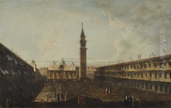 Ansicht Des Markusplatzes In Venedig - view 1