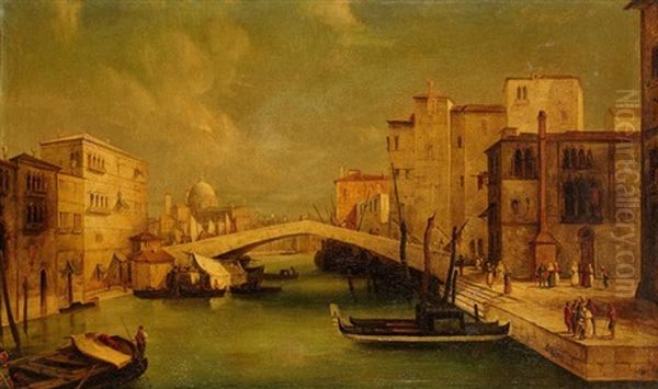 Vue D'un Canal A Venise - view 1