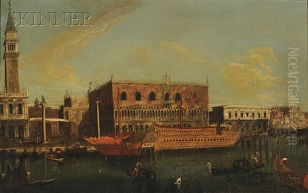 The Molo, Venice, From The Bacino Di San Marco - view 1