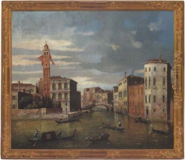 Die Einfahrt In Den Canal Von Cannaregio A Venezia (l'entrata Al Canale Di Canareggio A Venezia) - view 1