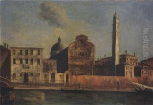 Vue De San Giorgio Dei Greci, Venise by Michele Marieschi