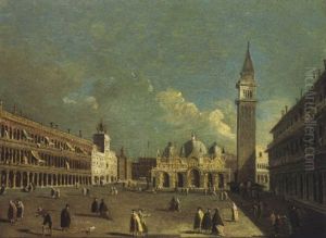 The Piazza San Marco, Venice by Michele Marieschi