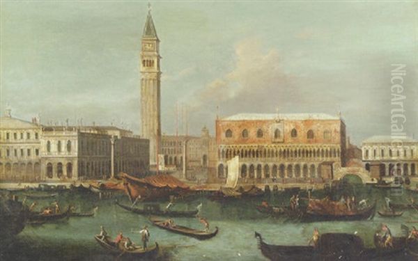 The Molo, Venice, From The Bacino Di San Marco - view 1