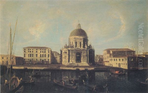Santa Maria Della Salute, Venice, Seen From The Rio Di San Moise - view 1