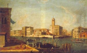The Grand Canal, Venice, Looking Towards The Entrance Of The Cannaregio by Michele Marieschi
