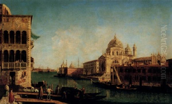 Venice, A View Of The Grand Canal From The Campo Santa Maria Zobenigo With The Dogana And The Church Of Santa Maria Della Salute - view 1