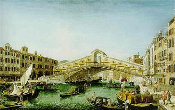 A View Of The Rialto Bridge, Venice - view 1