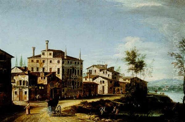 A View Of Houses On The Brenta - view 1