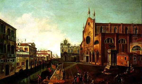 A View Of The Campo Ss. Giovanni E Paolo, Venice - view 1