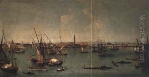A Panoramic View Of The Bacino Di S. Marco