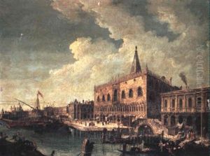 Vue Du Palais Ducal by Michele Marieschi