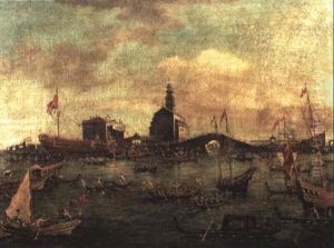Prozession Vor Den Toren Venedigs