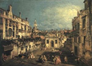 Campo San Gallo, Venice by Michele Marieschi