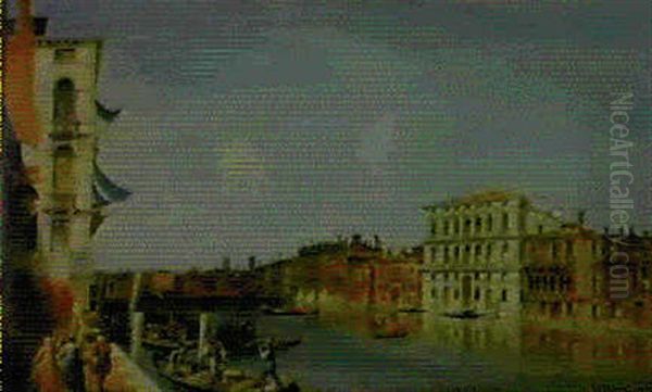 Veduta Del Canal Grande Col Palazzo Corner Della Regina A   Destra - view 1