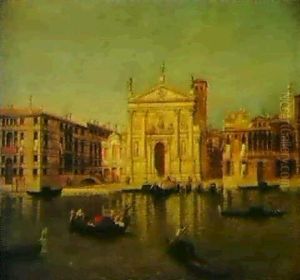 Venice, The Grand Canal At San Stae by Michele Marieschi