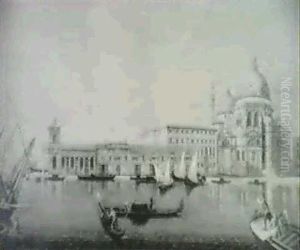 Santa Maria Della Salute And The Dogana, Venice by Michele Marieschi