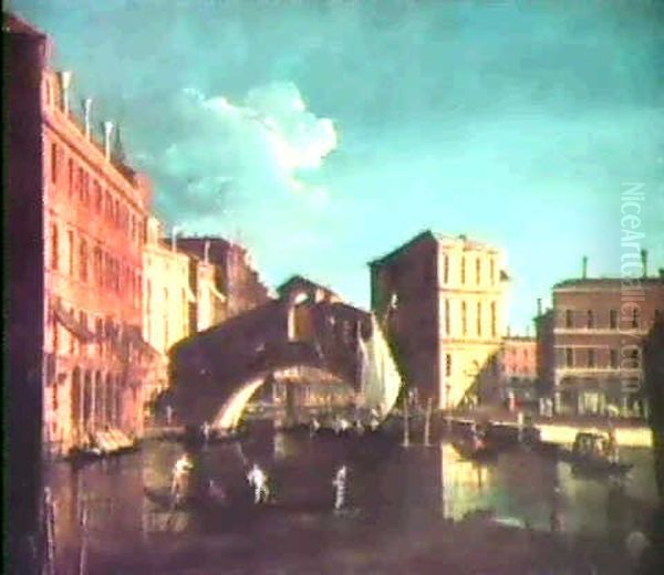 The Rialto Bridge, Venice, From The North - view 1