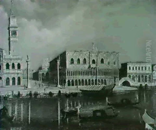 Veince, The Bacino Di San Marco; Venice, The Piazzetta Di San Basso - view 1