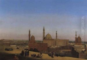 An Extensive View Of Cairo With The Mosque Of Sultan Hassan Beyond