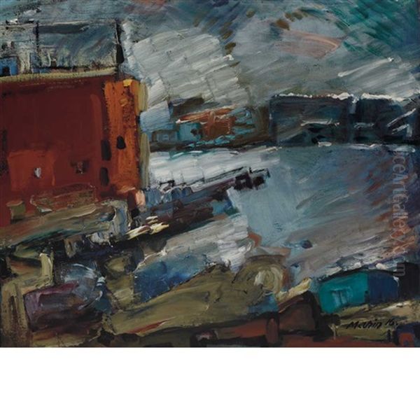 Weehawken Grain Elevators - view 1