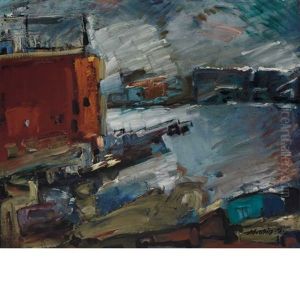 Weehawken Grain Elevators by John Marin