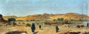 Paesaggio Del Nilo by Vincenzo Marinelli
