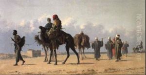 Notables A Mahari, Se Rendant A Un Mariage by Vincenzo Marinelli