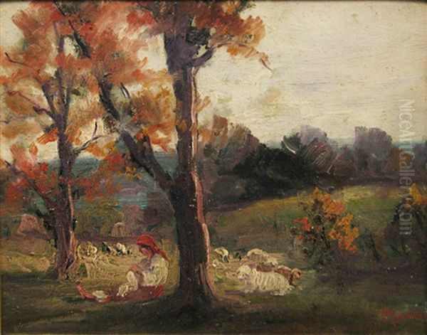 With Sheep Gazing - view 1