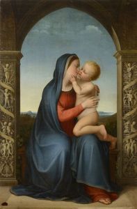 Vierge A L"enfant by Antonio Marini