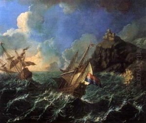 Navires Pres De Rochers (+ Another; Pair) Navires Pres De Rochers (+ Another; Pair)