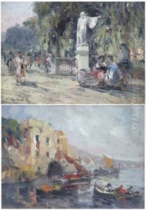 Figura Nel Parco (2 Works) by Francesco di Marino