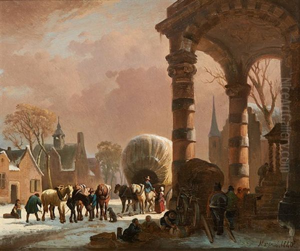 Chariot Traversant Le Village - view 1