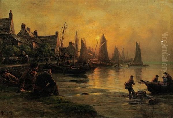 Pecheurs Au Crepuscule - view 1