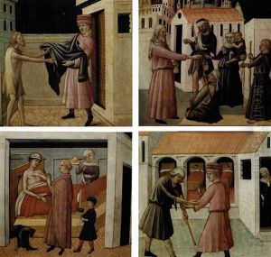 Vestire Gli Ignudi (+ 3 Others; 4 Works) by Mariotto Di Cristofano