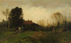 Pastoral Scene by Jacob Henricus Maris