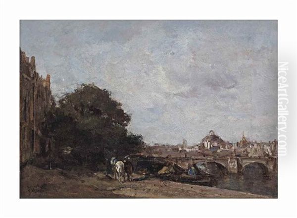 A Sunlit Capriccio View Of Amsterdam With The Koepelkerk - view 1